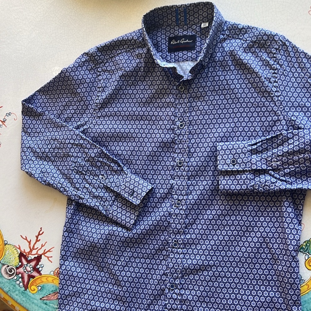 Robert Graham Men’s LS shirt XL - Picture 7 of 10